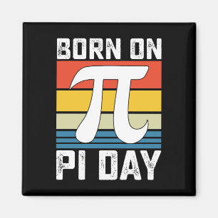 Geboren am Pi Day Geburtstag Mathematik Mathematik Magnet