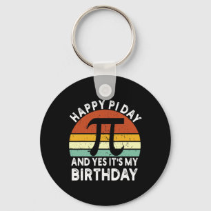 Geboren am Pi-Tag Geburtstag Happy 14 am März 14.  Schlüsselanhänger