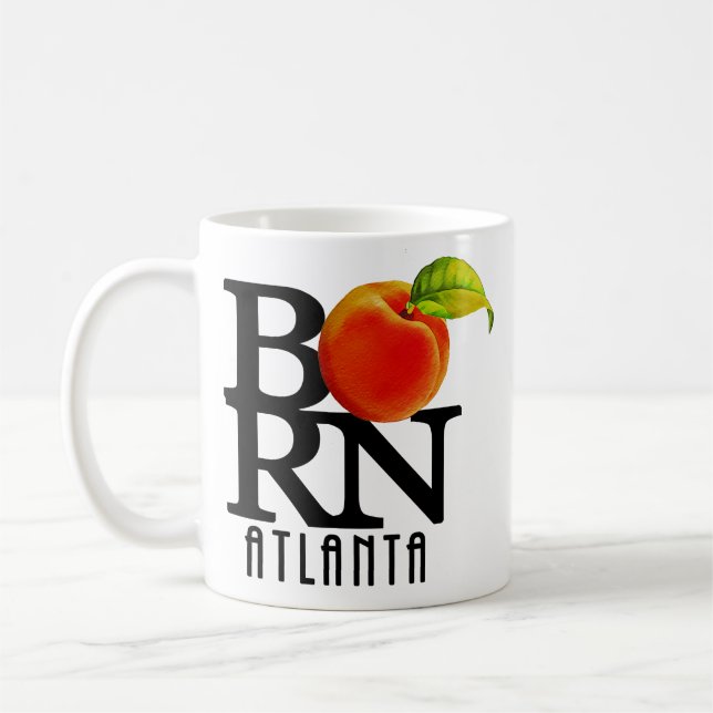 GEBOREN Atlanta Georgia 11oz Kaffeetasse (Links)