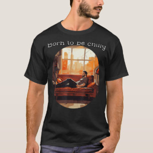 Geboren, auf der lustigen Couch für Wintersport ka T-Shirt