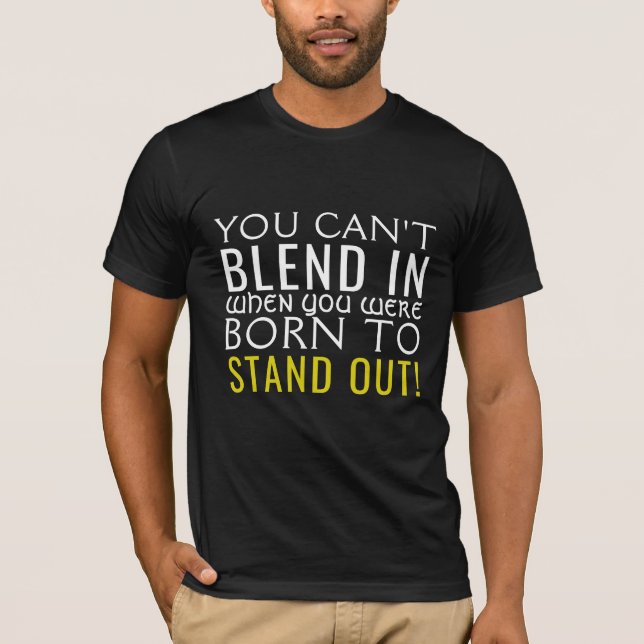 Geboren ausstehen T-Shirt (Vorderseite)