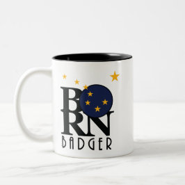 GEBOREN Badger Alaska 11oz Zweifarbige Tasse