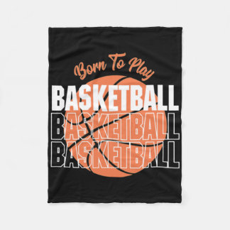 Geboren, Basketball 3 zu spielen Fleecedecke