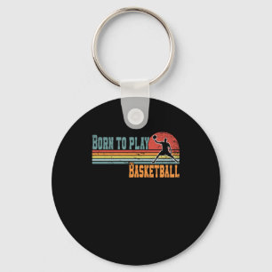 Geboren, Basketball-Basketball-Basketballspieler 1 Schlüsselanhänger