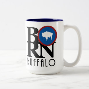 GEBOREN Buffalo 15oz Zweifarbige Tasse