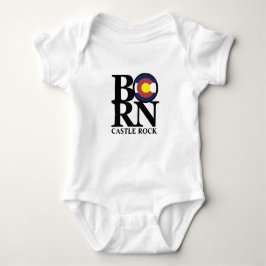 GEBOREN Castle Rock Colorado Baby One Piece Baby Strampler