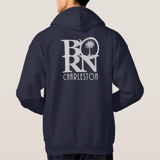 GEBOREN Charleston SC Hoodie (Rückseite)