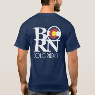 GEBOREN Colorado (Rückseite) T-Shirt