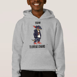 Geboren, das Drachendesign für Teens zu durchbrech Hoodie