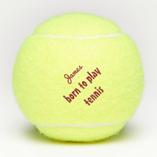 Geboren, den Personalisierten Namen des Tennisball Tennisbälle