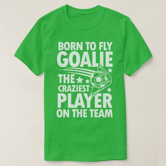 Geboren, den verrücktesten Spieler zu fliegen T-Shirt (Design vorne)