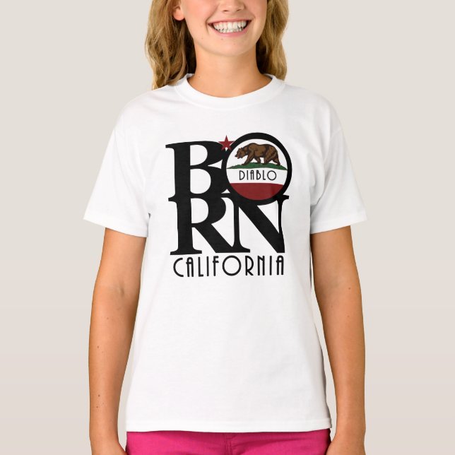 GEBOREN Diablo California T-Shirt (Vorderseite)
