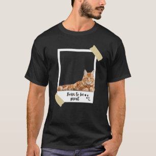 Geboren dieses Niedliche Orange Maine Coon Cat and T-Shirt