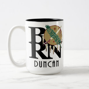 GEBOREN Duncan Oklahoma 15oz Zweifarbige Tasse
