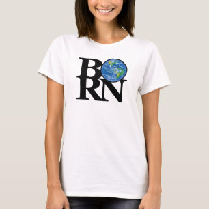 GEBOREN Earth Ladys White Tank