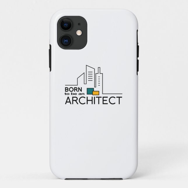 Geboren, ein Architekt zu sein Case-Mate iPhone Hülle (Rückseite)
