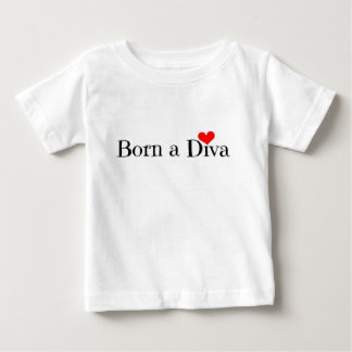 Geboren ein Diva Bodysuit Baby T-shirt