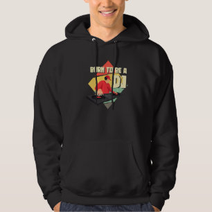 Geboren, ein DJ Vintager Disc Jockey Beat Maker zu Hoodie