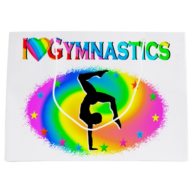 GEBOREN, EIN GYMNASCHAMPION ZU SEIN GROßE GESCHENKTÜTE (Vorderseite)