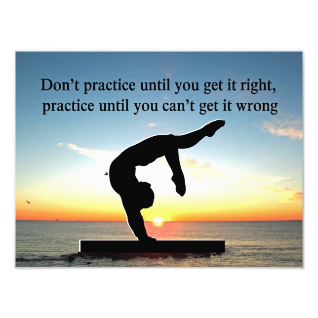 GEBOREN EIN GYMNAST-CHAMPION FOTODRUCK (Vorne)