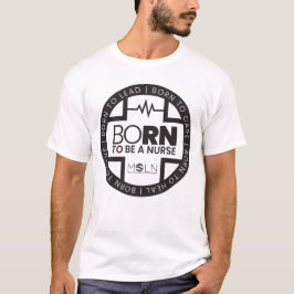 Geboren, ein knackiger, hellfarbiger T - Shirt zu