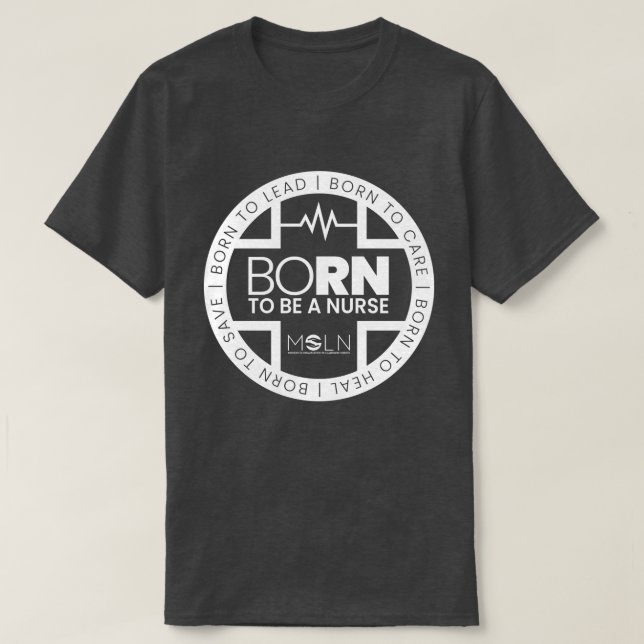 Geboren, ein nurser dunkler T - Shirt zu sein (Design vorne)