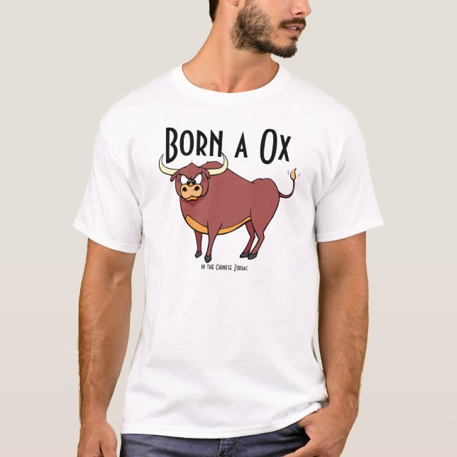 Geboren ein Ox-T - Shirt (Vorderseite)