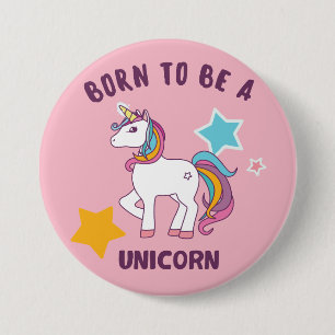 Geboren, ein Unicorn zu sein Button