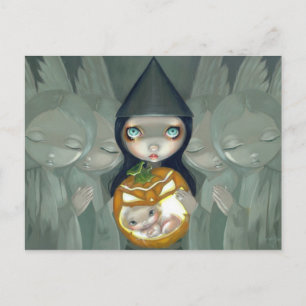 "Geboren eines Kürbiss" Postkarte