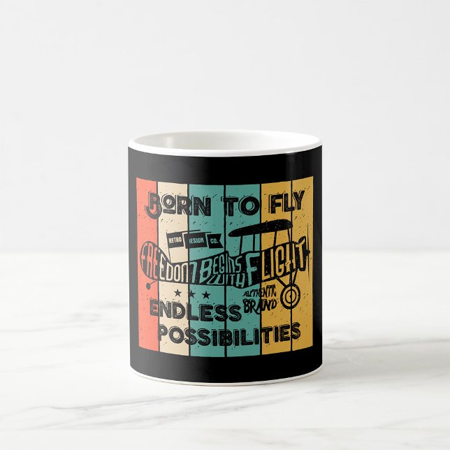 Geboren fliegen kaffeetasse (Von Creator hochgeladen)