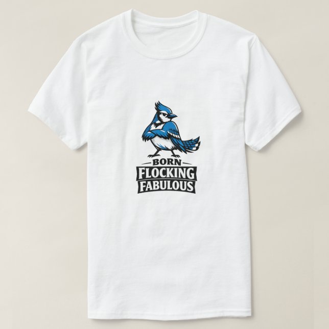 GEBOREN FLOTT BABULÖS T-Shirt (Design vorne)