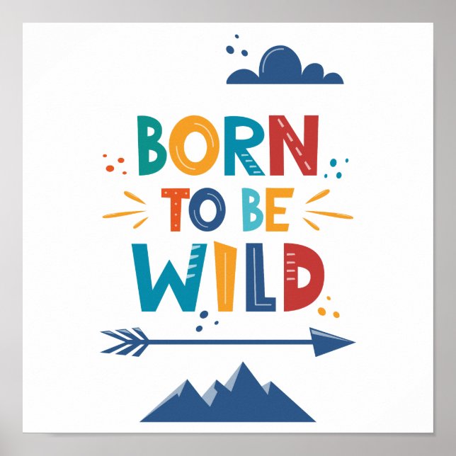 Geboren frei zu sein poster (Vorne)