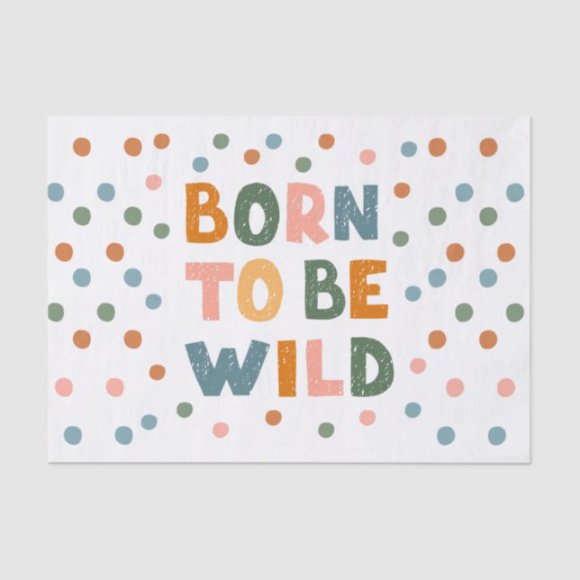 Geboren frei zu sein seidenpapier (Vorderseite)