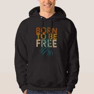 Geboren, freie Patriotische Freiheitsstatue zu sei Hoodie