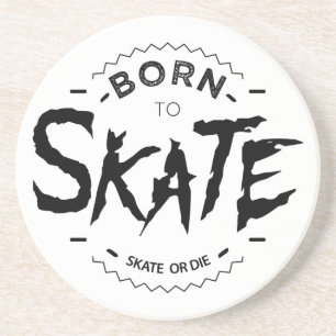 Geboren für den Skate Getränkeuntersetzer