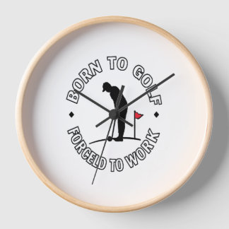Geboren für die Gestaltung des T - Shirt mit Golfz Uhr