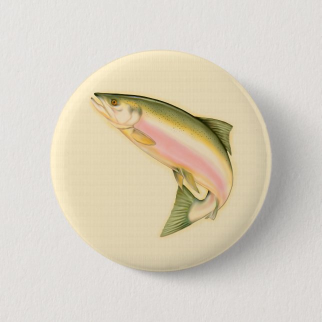 Geboren für Fische Button (Vorderseite)