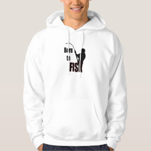 Geboren für Fische Hoodie