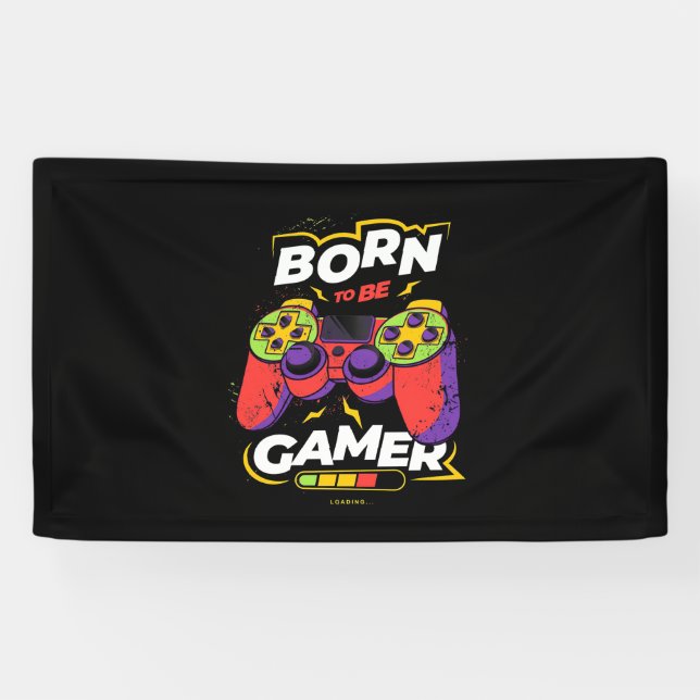 Geboren, Gamer zu sein Banner (Horizontal)