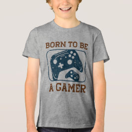 Geboren, Gamer zu sein: Spiel ohne Grenzen Tri-Blend Shirt