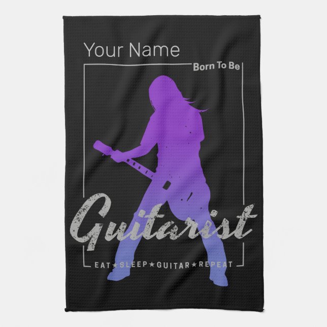 Geboren, Gitarrist für Musiker und Bandmitglied zu Geschirrtuch (Vertikal)