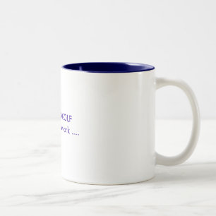 GEBOREN GOLF ZU SPIELEN…. gezwungen, um zu Zweifarbige Tasse