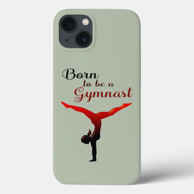 Geboren, Gymnast zu sein  Case-Mate iPhone Hülle (Rückseite)