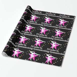 GEBOREN GYMNASTIK GESCHENKPAPIER