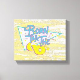 Geboren im 60er, Spaß Cooler alter Kunst Leinwanddruck