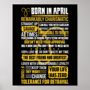Geboren im April Poster