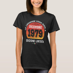 Geboren im Dezember 1979 43. Geburtstag 43 Jahre T-Shirt