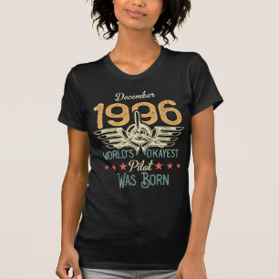 Geboren im Dezember 1996 Welt-Pilot-Geburtstag T-Shirt