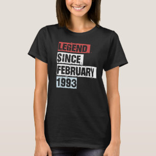 Geboren im Februar den 30. Geburtstag einer Legend T-Shirt