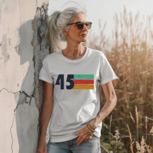Geboren im Jahr 1945 Vintage 80. Geburtstagsgesche T-Shirt